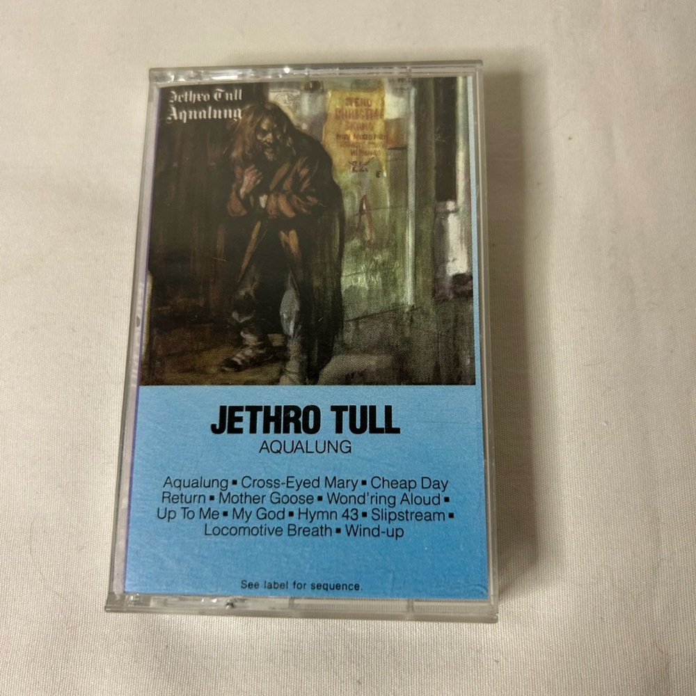 Jethro Tull Aqualung Cassette Tape